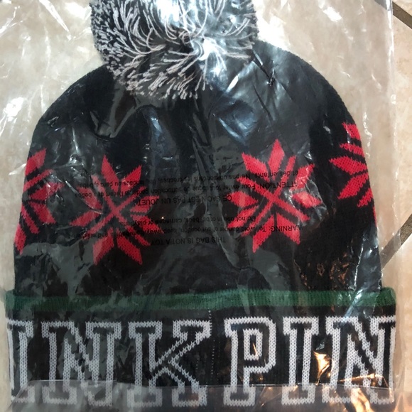 Vs Pink Beanie - Picture 2 of 2